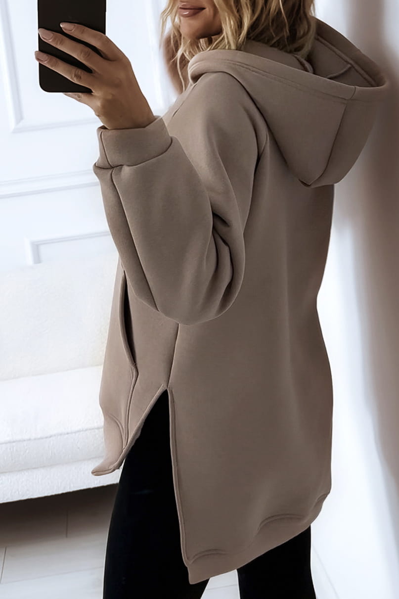 BLUZA OVERSIZE SEMPRE MOCCA