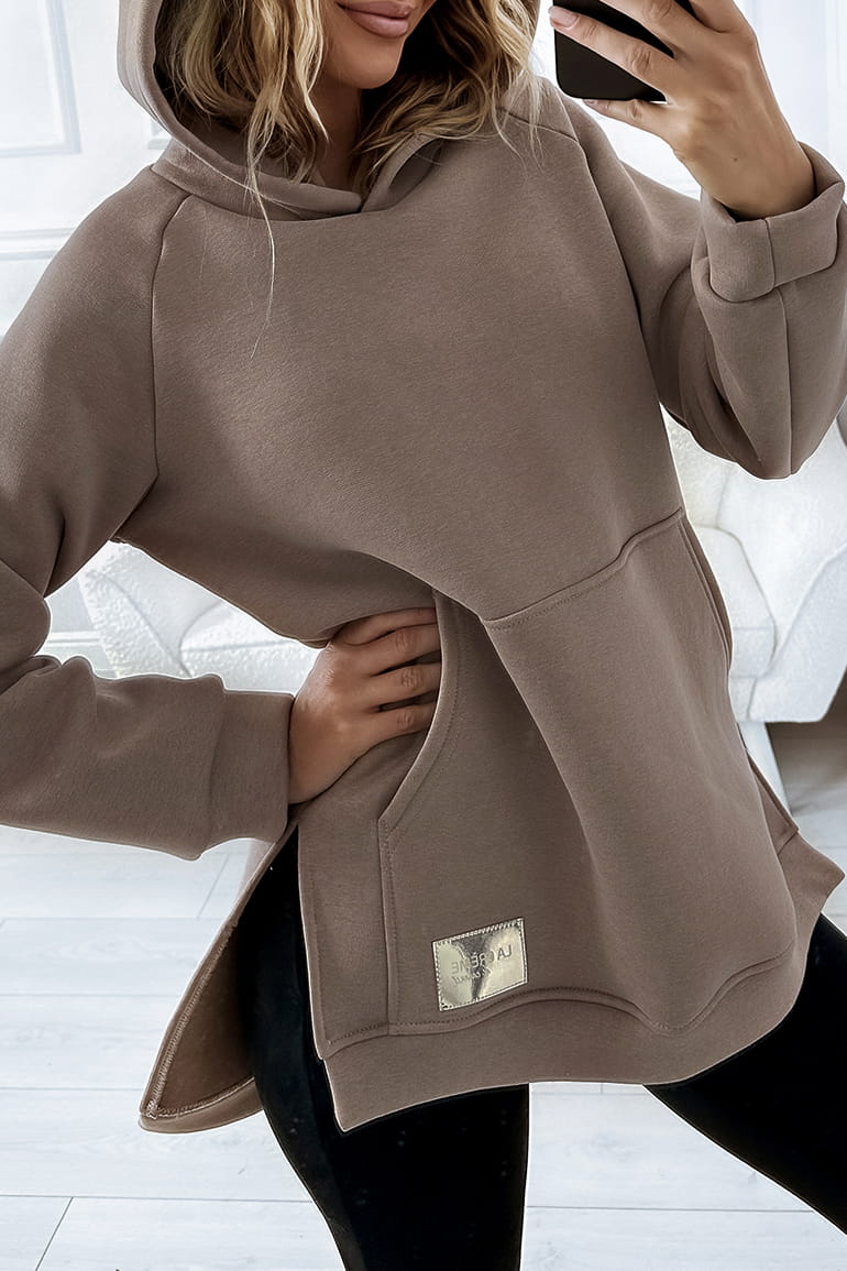 BLUZA OVERSIZE SEMPRE MOCCA